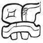 A black and white drawing of an elephant Description automatically generated